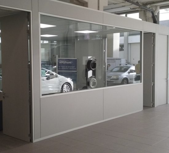 Mamparas divisorias de oficina