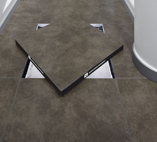 Suelo técnico elevado de sulfato